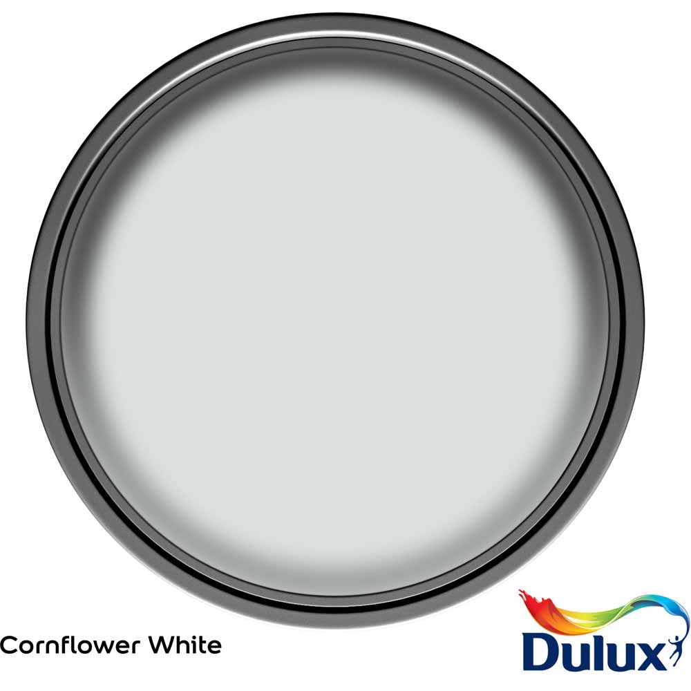 Dulux Wall & Ceilings Cornflower White Matt Emulsion Paint 5L Image 3
