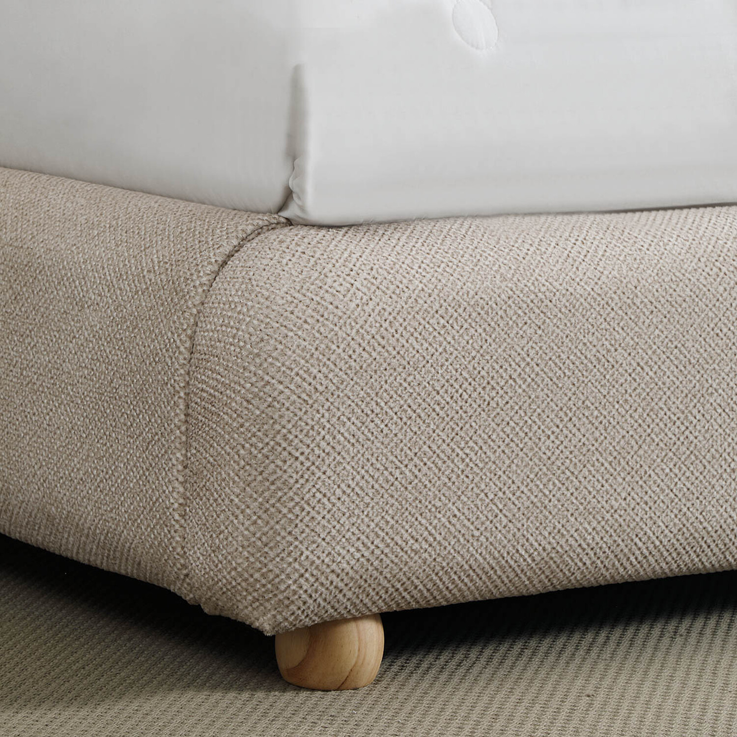 Sienna Ottoman Bed Taupe Double Image 4