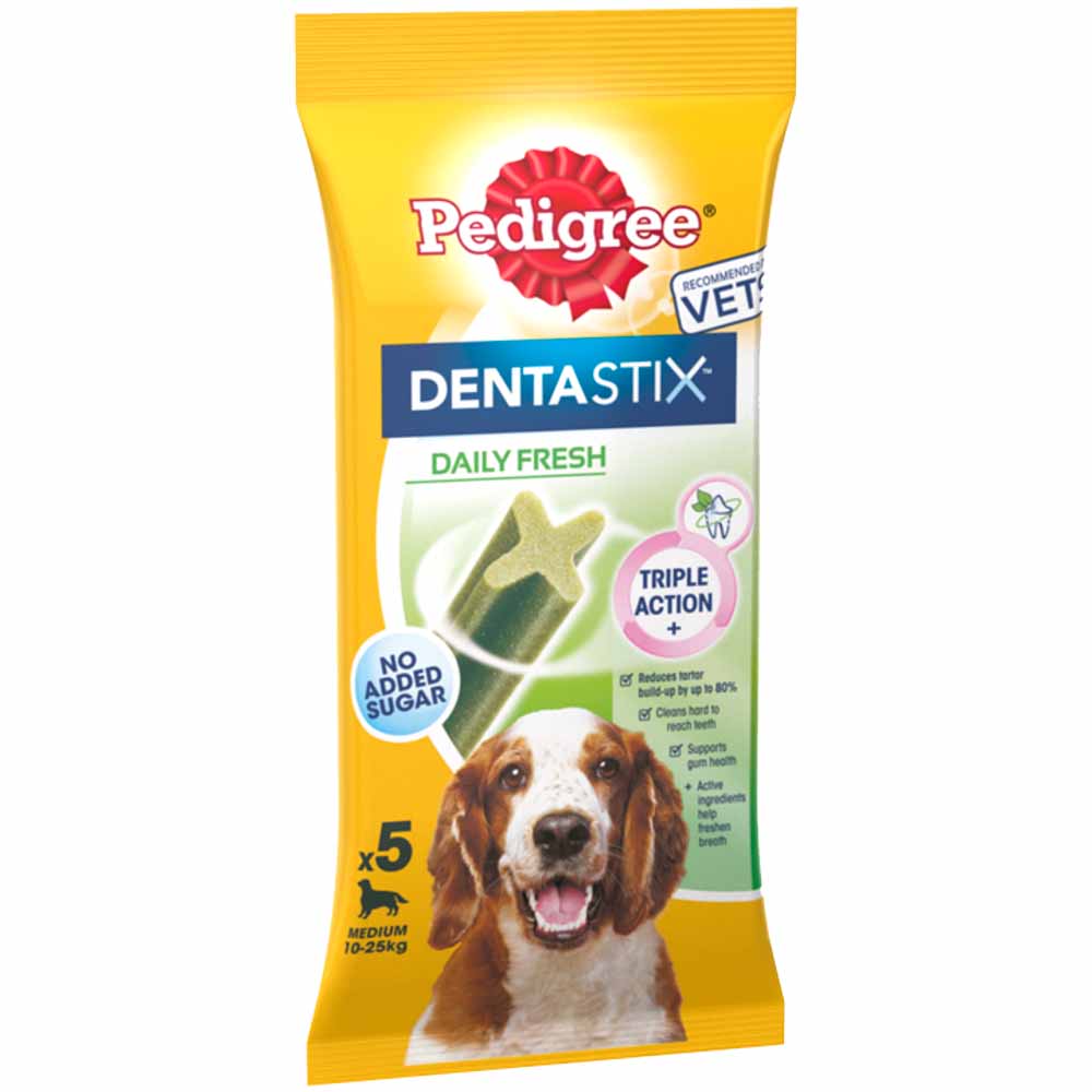 Pedigree Dentastix Fresh Adult Medium Dog Dental Treats 5 Pack 128g Image 3