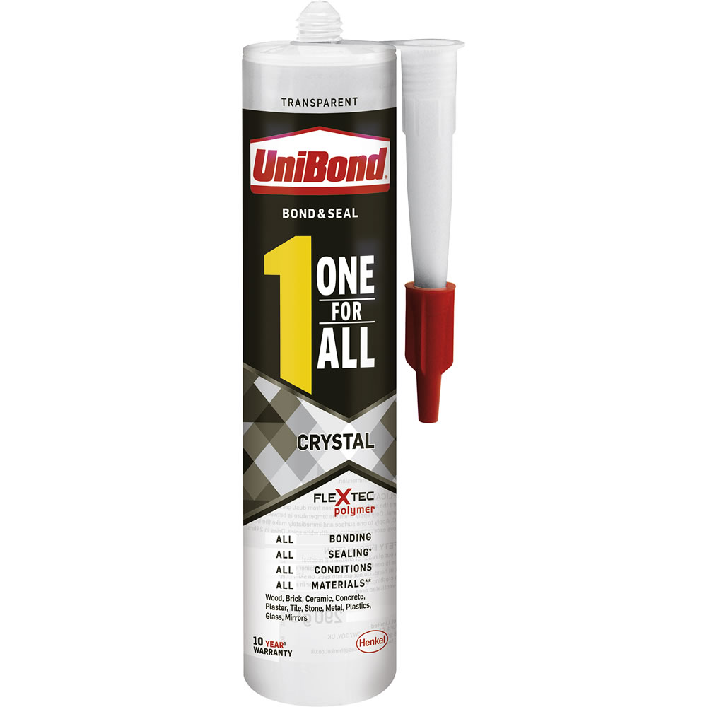 Unibond One For All Crystal Adhesive and Sealant 2 90g Image