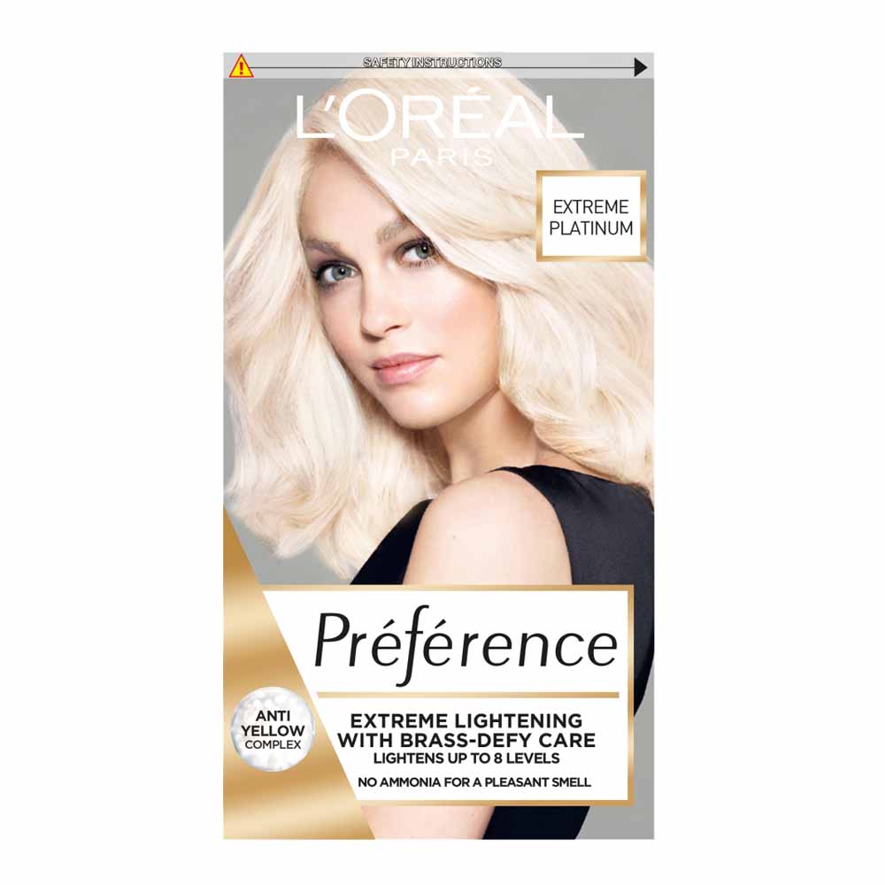 L'Oreal Paris Preference 8L Extreme Platinum Permanent Hair Dye Image 1