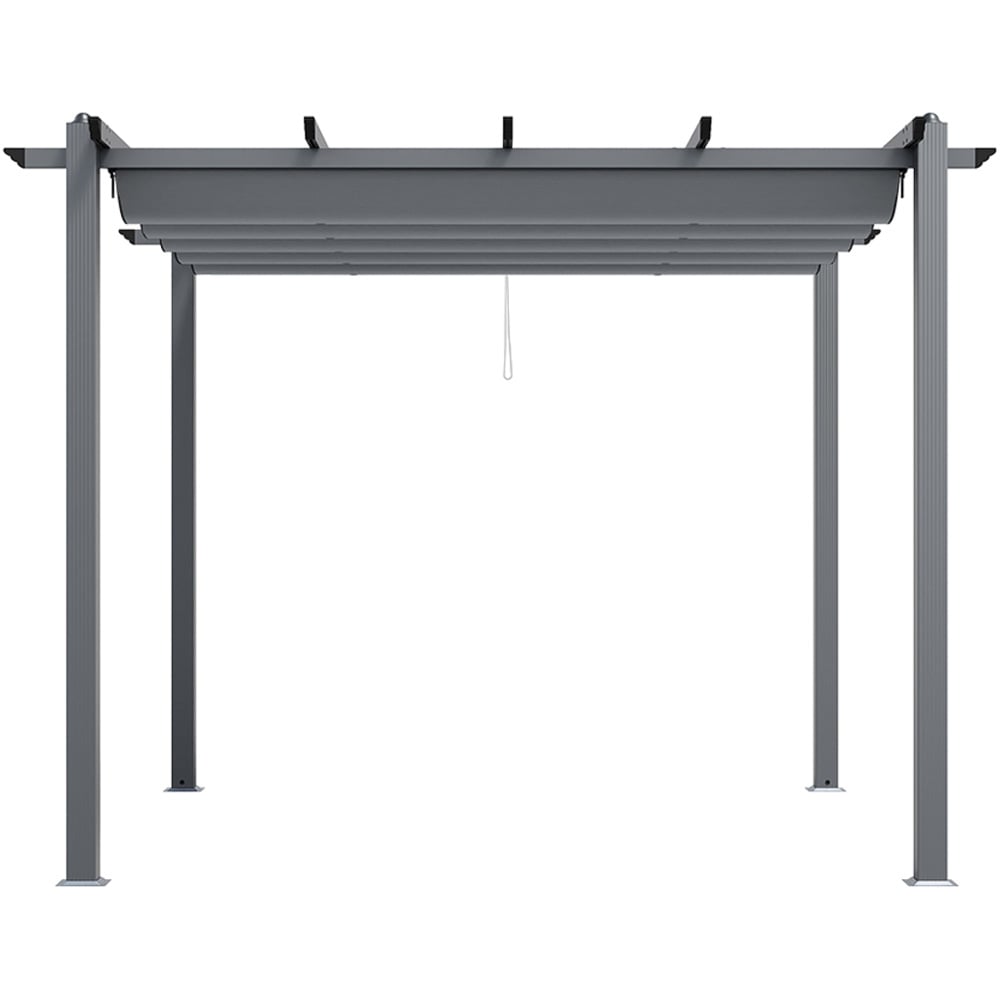 Living and Home 2.8 x 3m Aluminium Patio Deck Pergola Image 3