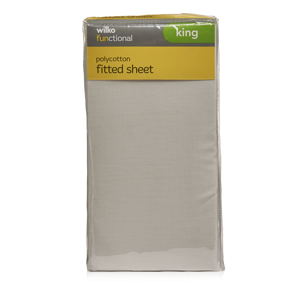 Wilko Functional King Size Fitted Sheet Image