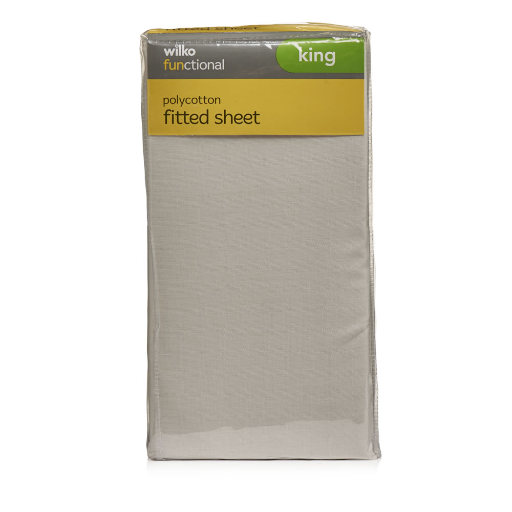 Wilko Functional King Size Fitted Sheet Wilko