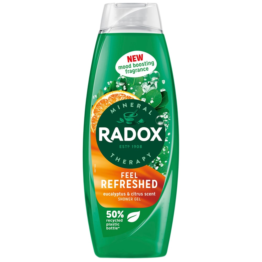 Radox Feel Refreshed Mineral Therapy Shower Gel Case of 6 x 675ml Image 2