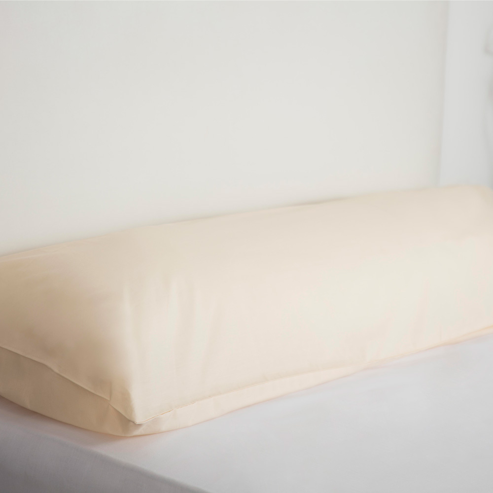 Serene Cream Bolster Pillowcase 50 x 91cm Image 2