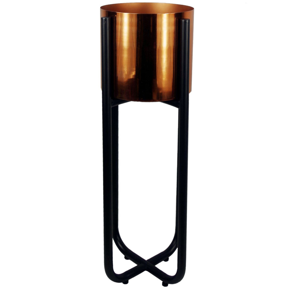 Leaf Large Black Planter Stand 62 x 18cm Image 5