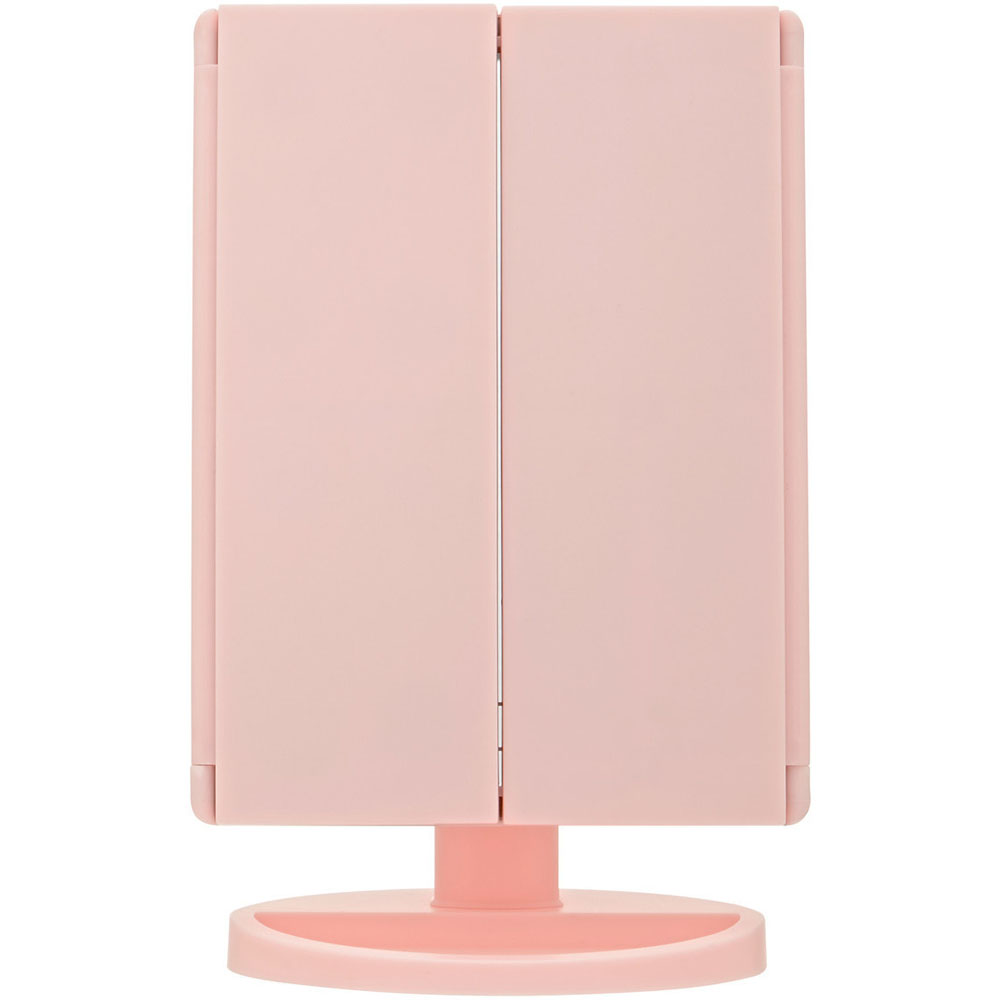 Premier Housewares Pink Cassini LED Dressing Table Mirror Image 3