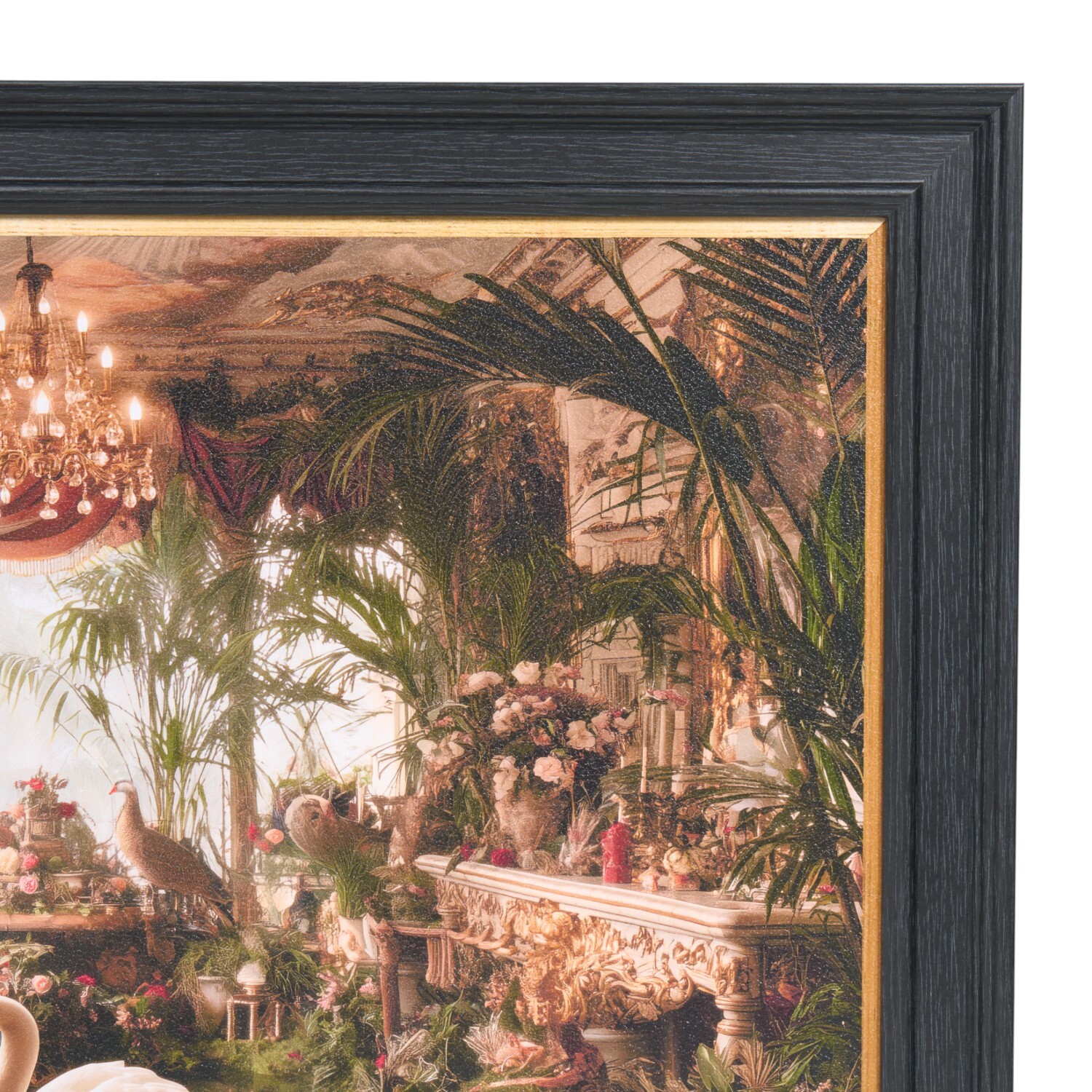 Ornate Swan Oasis Print Frame Image 3