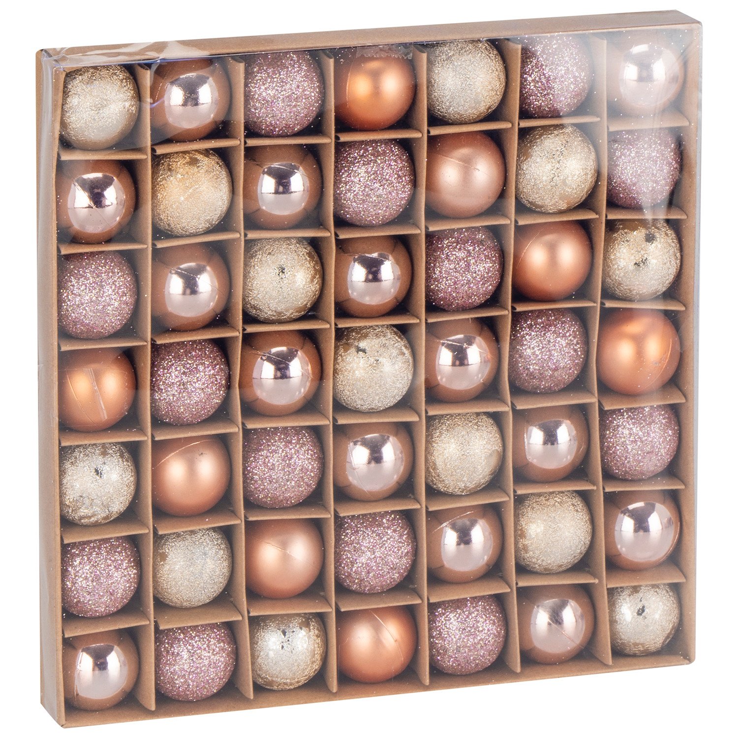 49 Blush Accent Bauble Pack Image 1