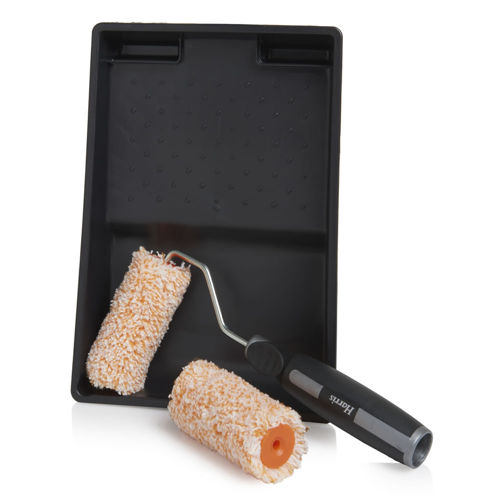 Harris Powercoat Jumbo 4 inch Mini Roller Set Wilko