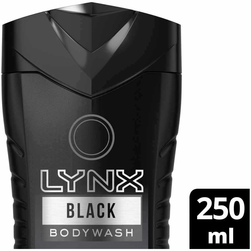 Lynx Black Shower Gel 250ml Image 1