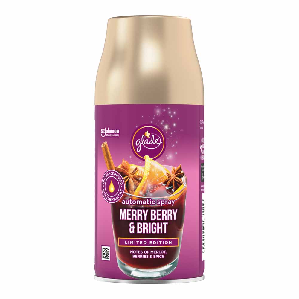 Glade Automatic Spray Refill Merry Berry and Bright Air Freshener 269ml Image 2