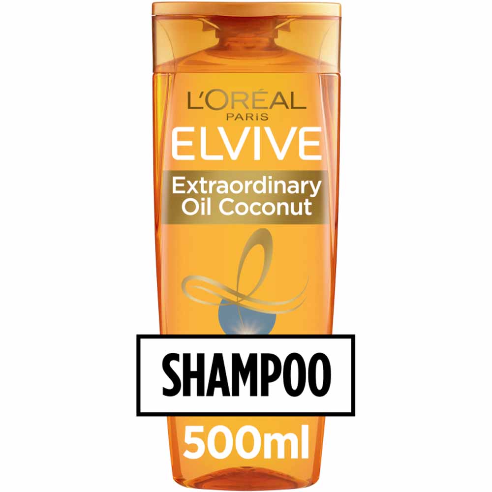 L'Oreal Paris Elvive Extraordinary Oil Coconut Shampoo 500ml Image 1