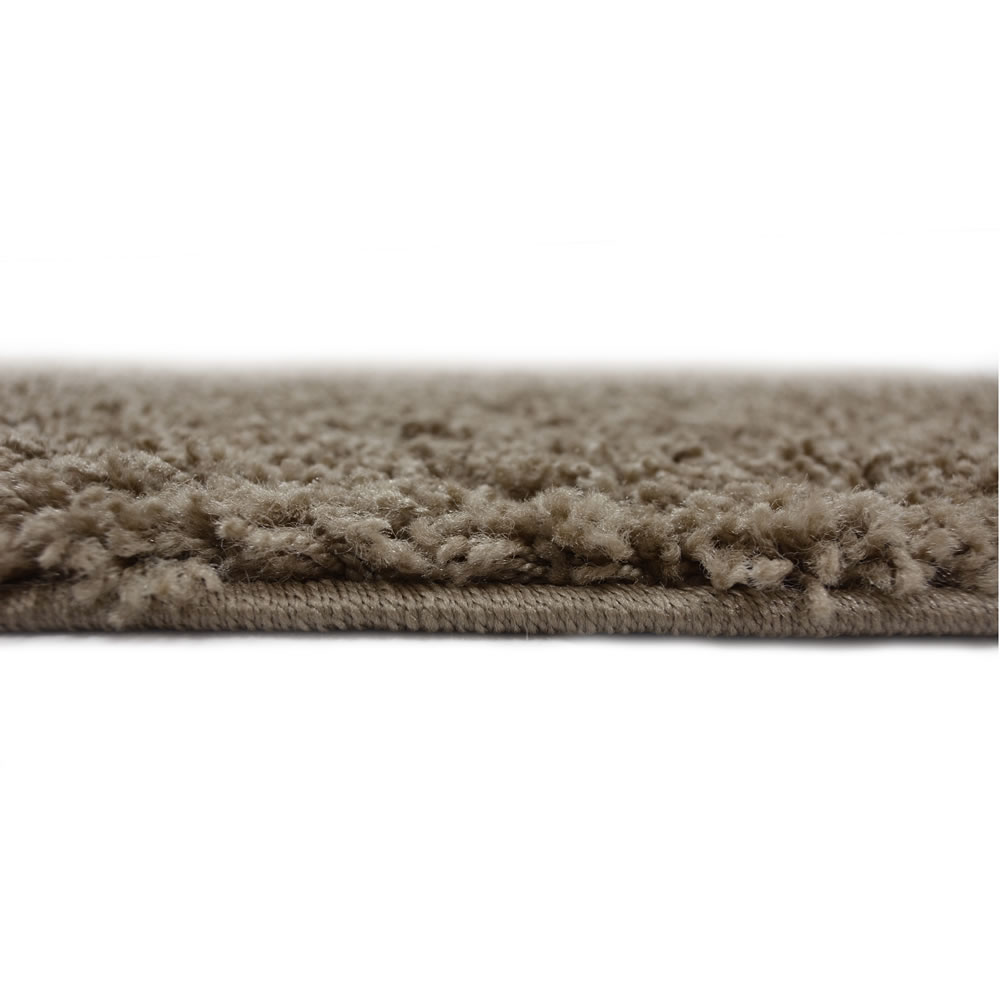 Olympia Shaggy Rug Latte 120 x 170cm Image 3