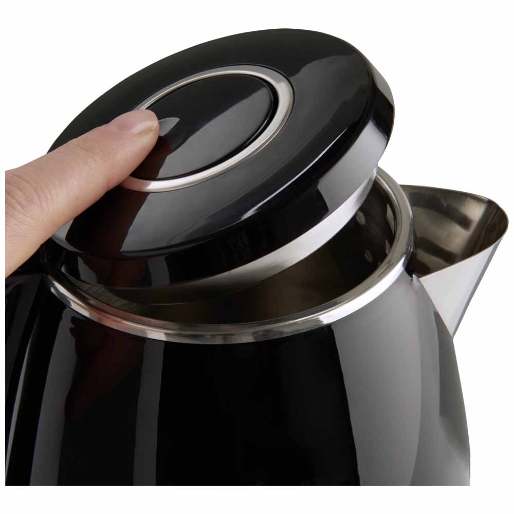 Wilko Kettle Black 1L Wilko