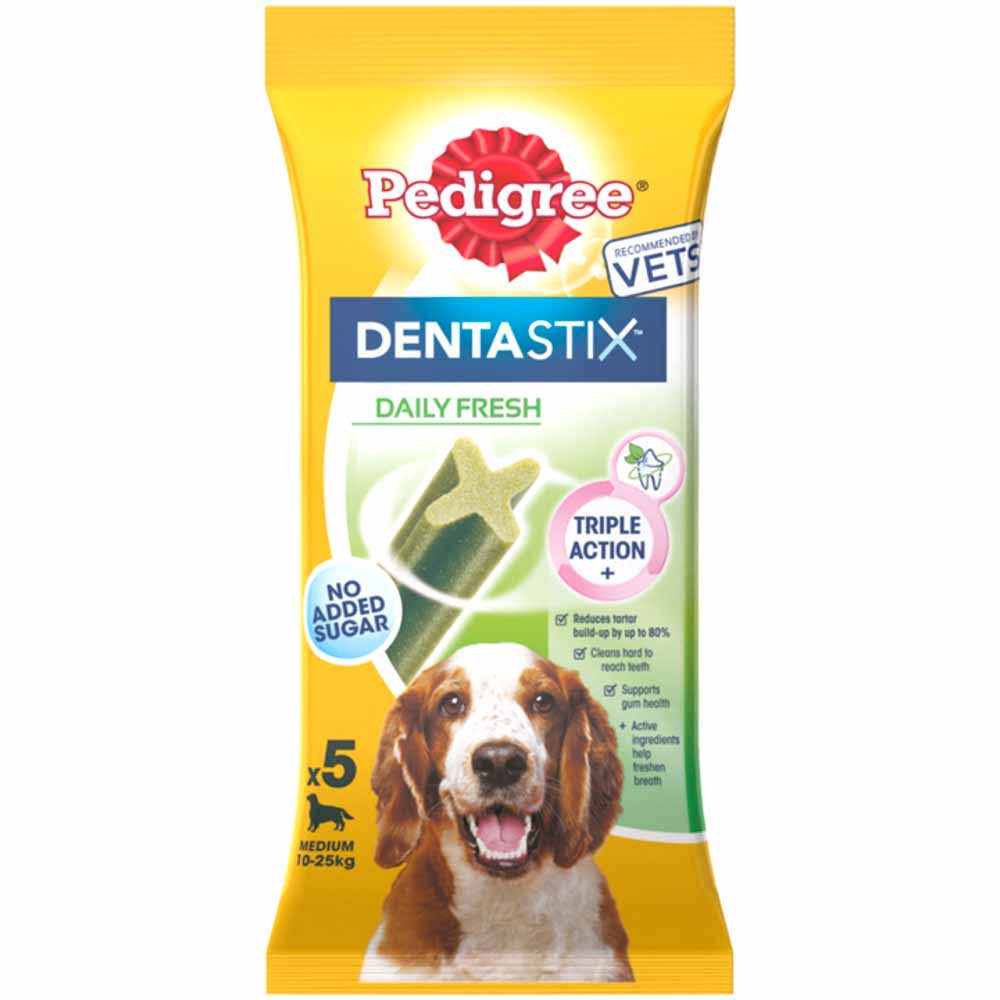 Pedigree Dentastix Fresh Adult Medium Dog Dental Treats 5 Pack 128g Image 2