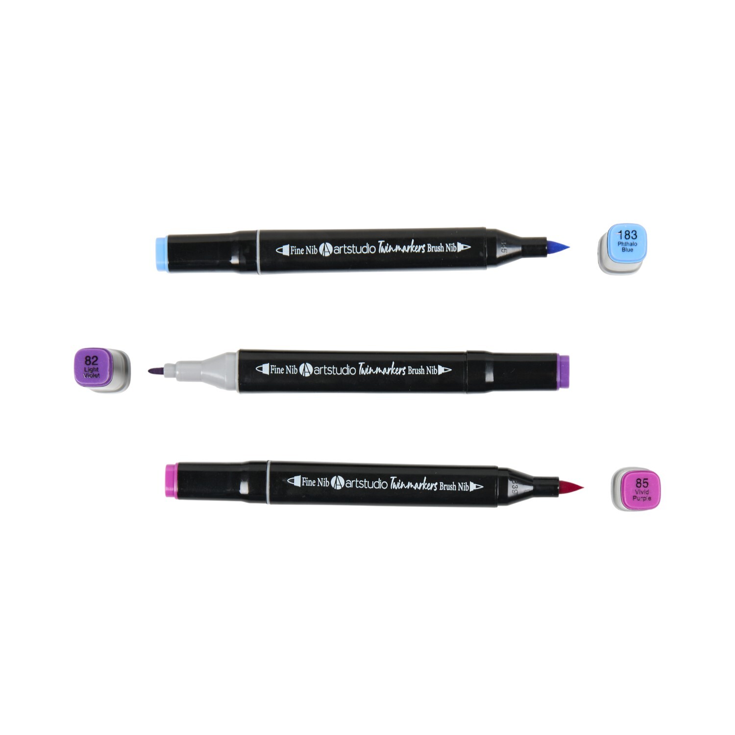 Pack of 100 Aqua Markers with Tray Image 6