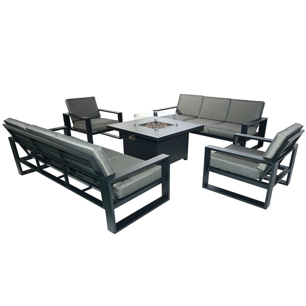 Furniture One 8 Seater Aluminium Garden Dining Set Image 3