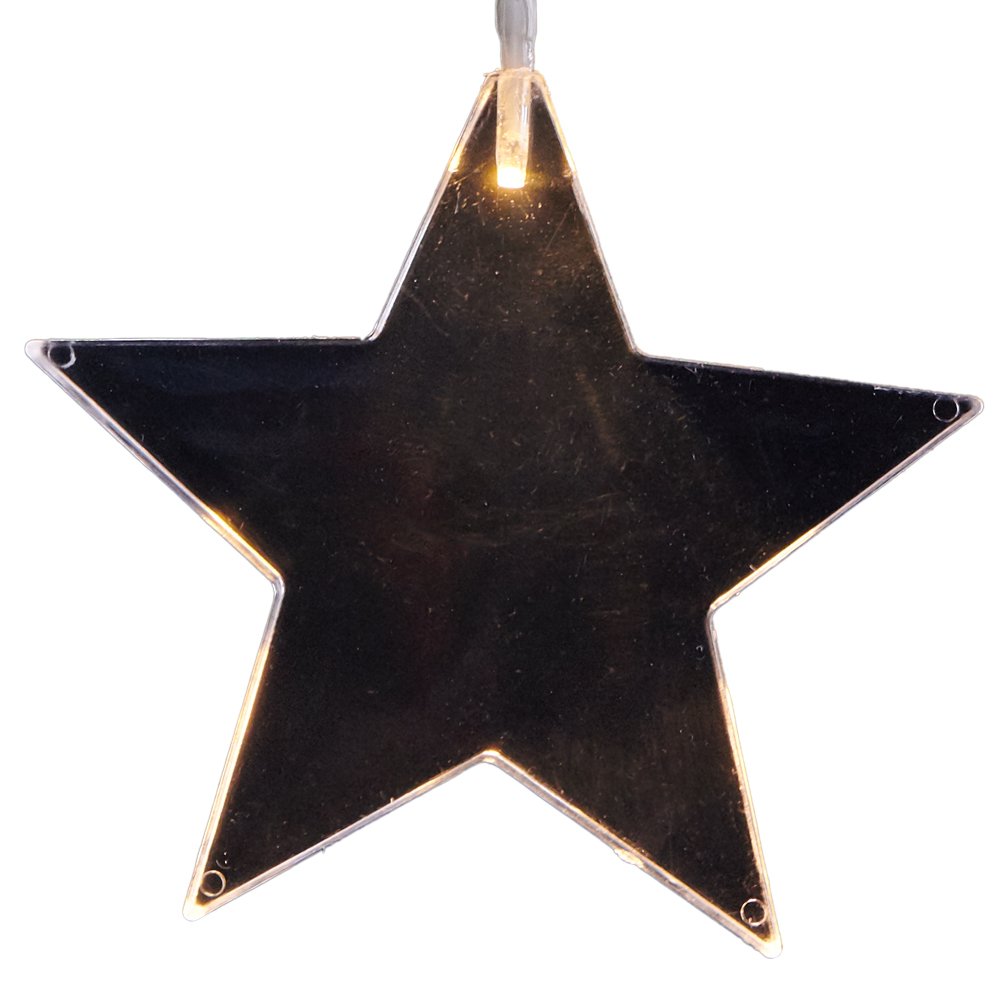Wilko Battery Operated Star Curtain Lights Image 3