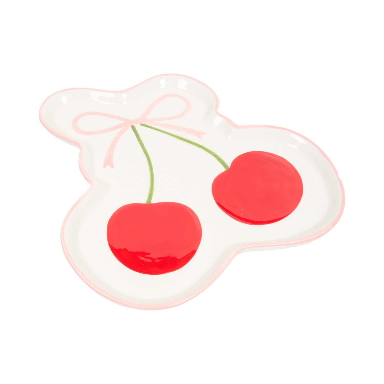 Cherry Bow Tie Plate Image 4