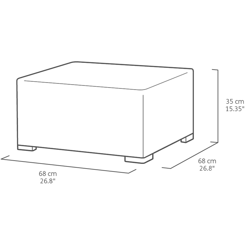 Keter California 4 Seater Cappuccino Chaise Longue Set Image 6