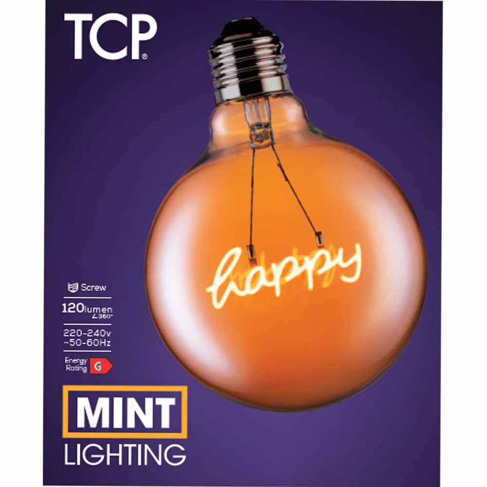 TCP LED Happy Globe 120l E27 Warm White Image 1