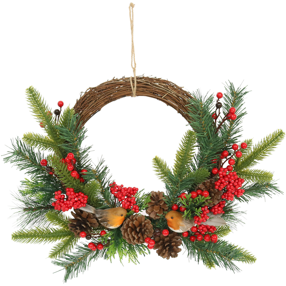 Robin Twig Wreath Image 1