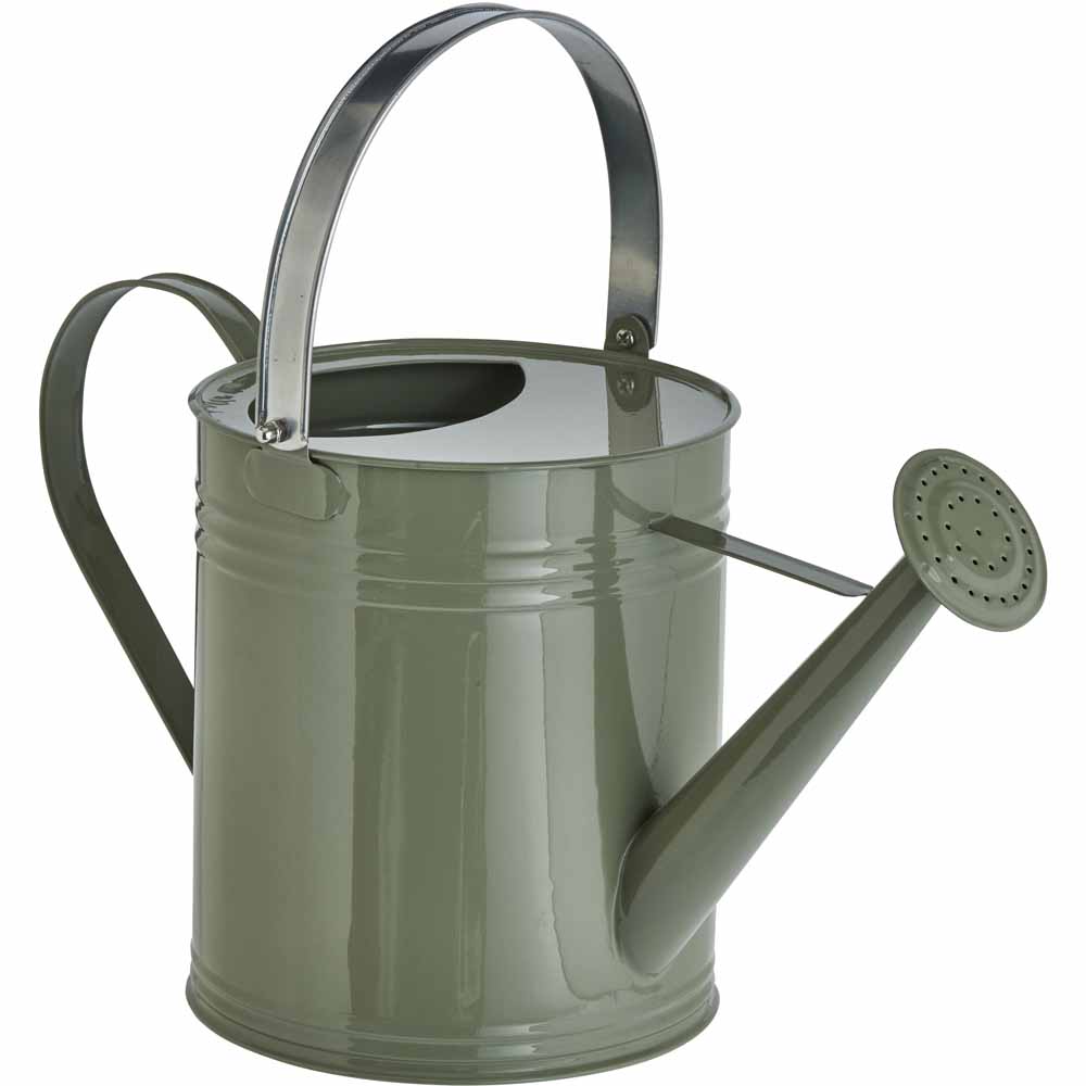 Wilko Large Metal Outdoor Watering Can Image 2