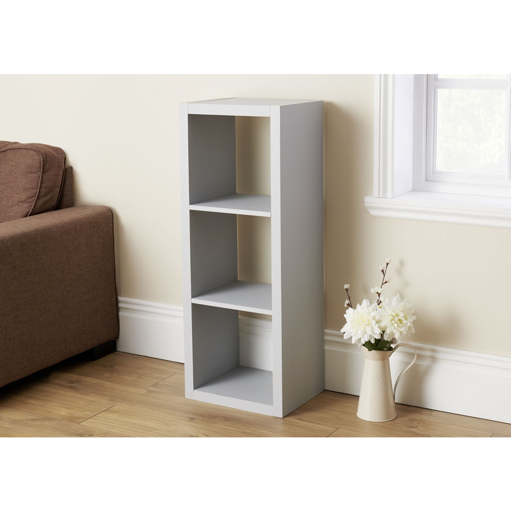 Wilko Oslo 3 Tier Grey Storage Unit Wilko