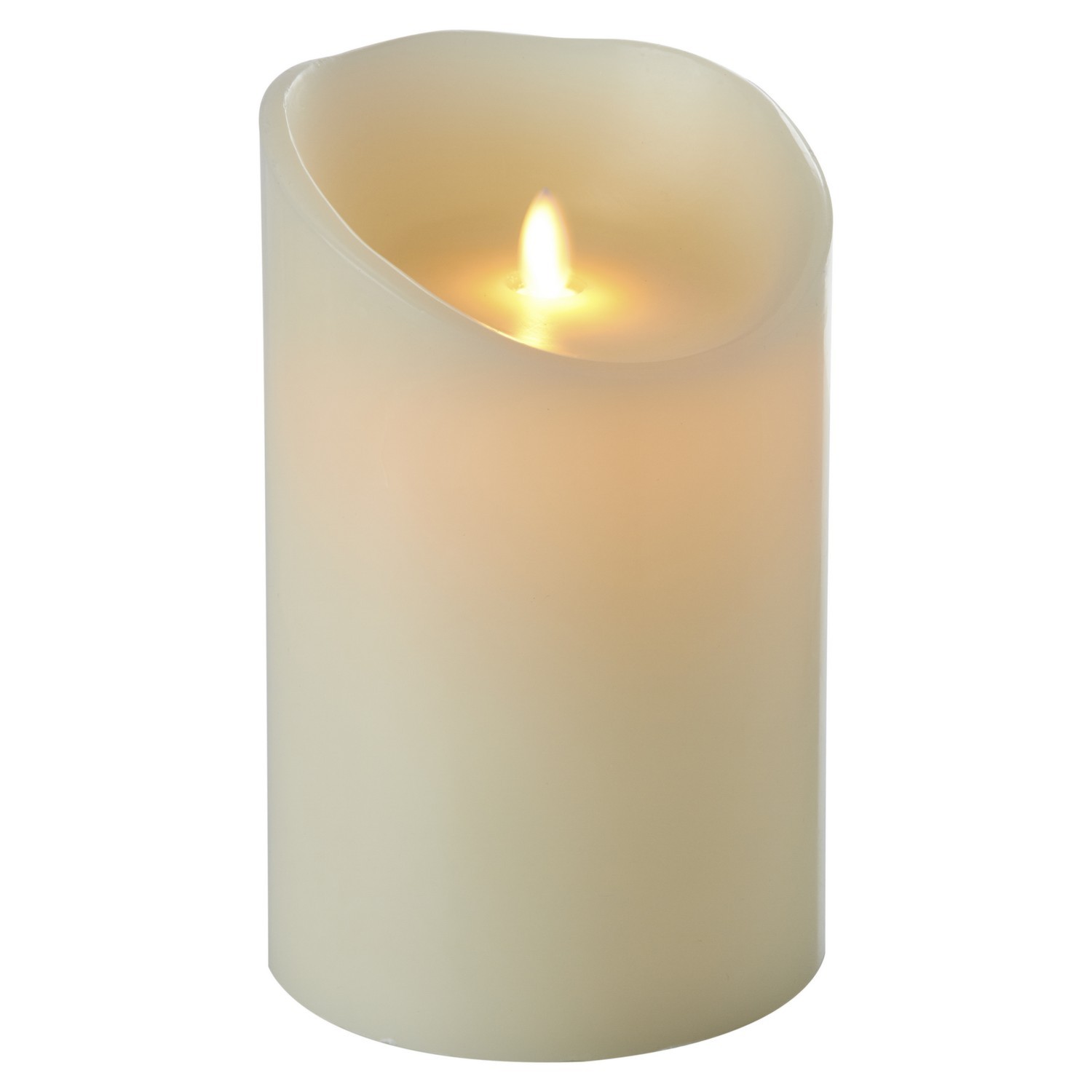 Flicker LED Candle  - Neutral / 15cm / 10cm Image 2