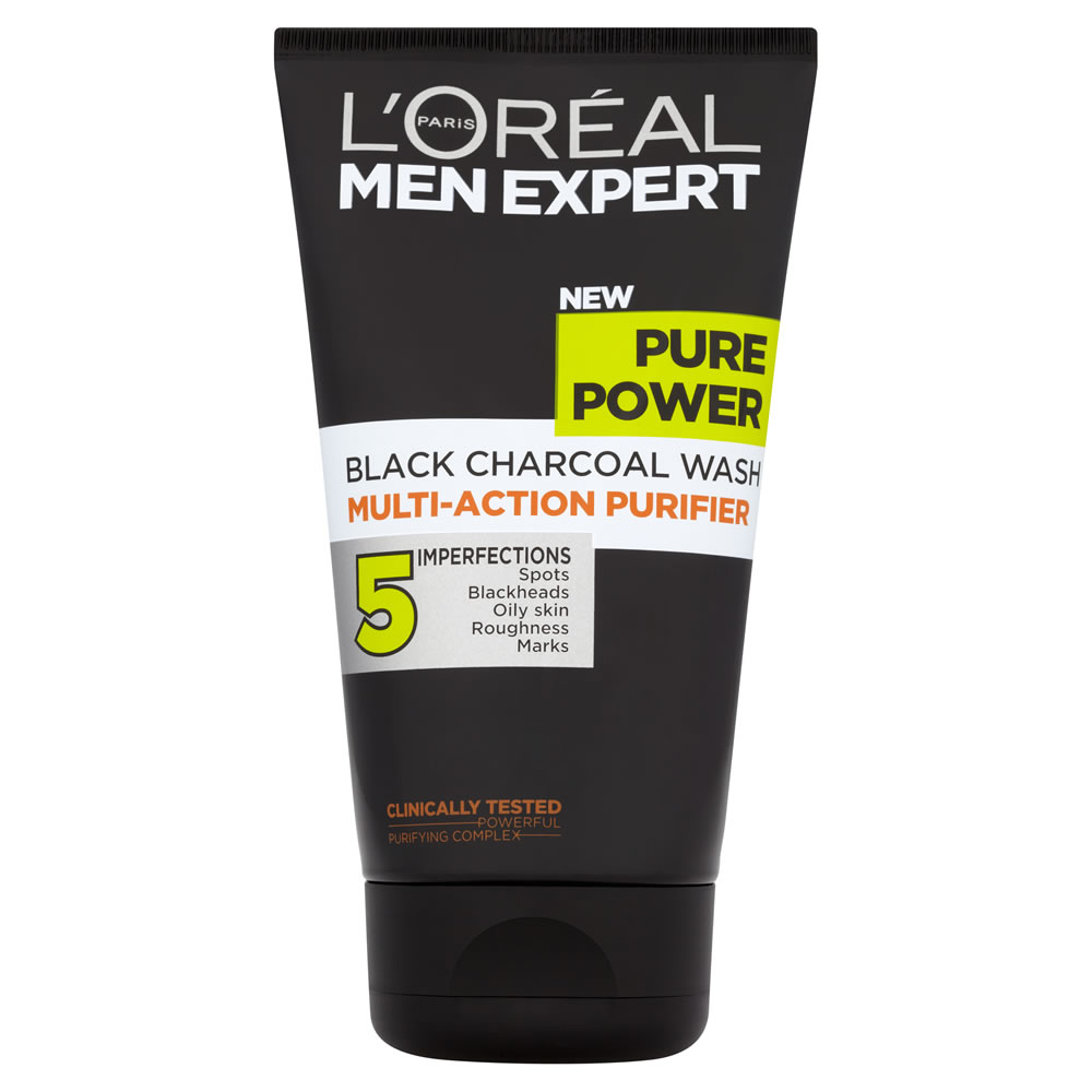 L'Oreal Men Expert Pure Power Charcoal Face Wash 150ml Image