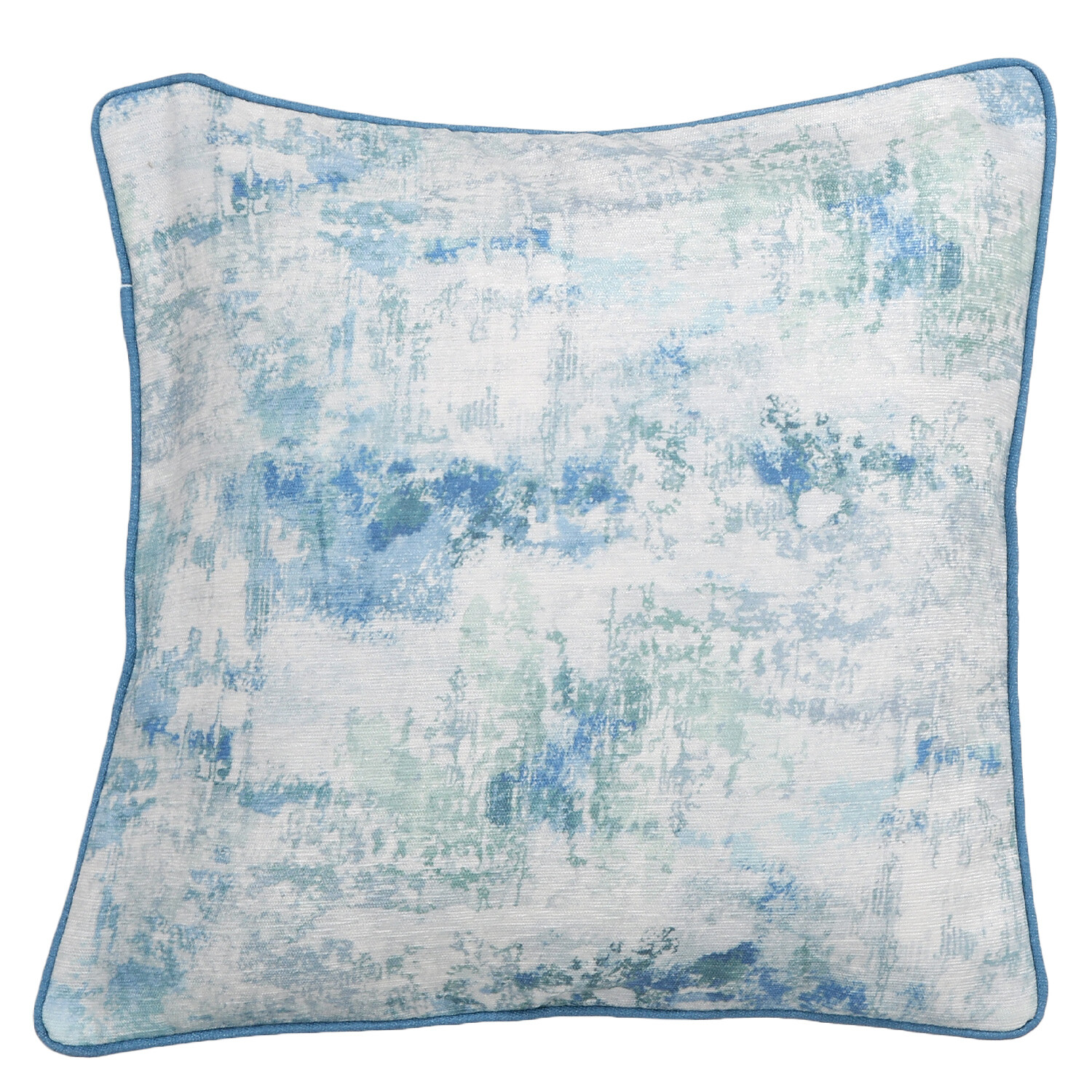 Divante Winslow Blue Watercolour Cushion 45 x 45cm Image