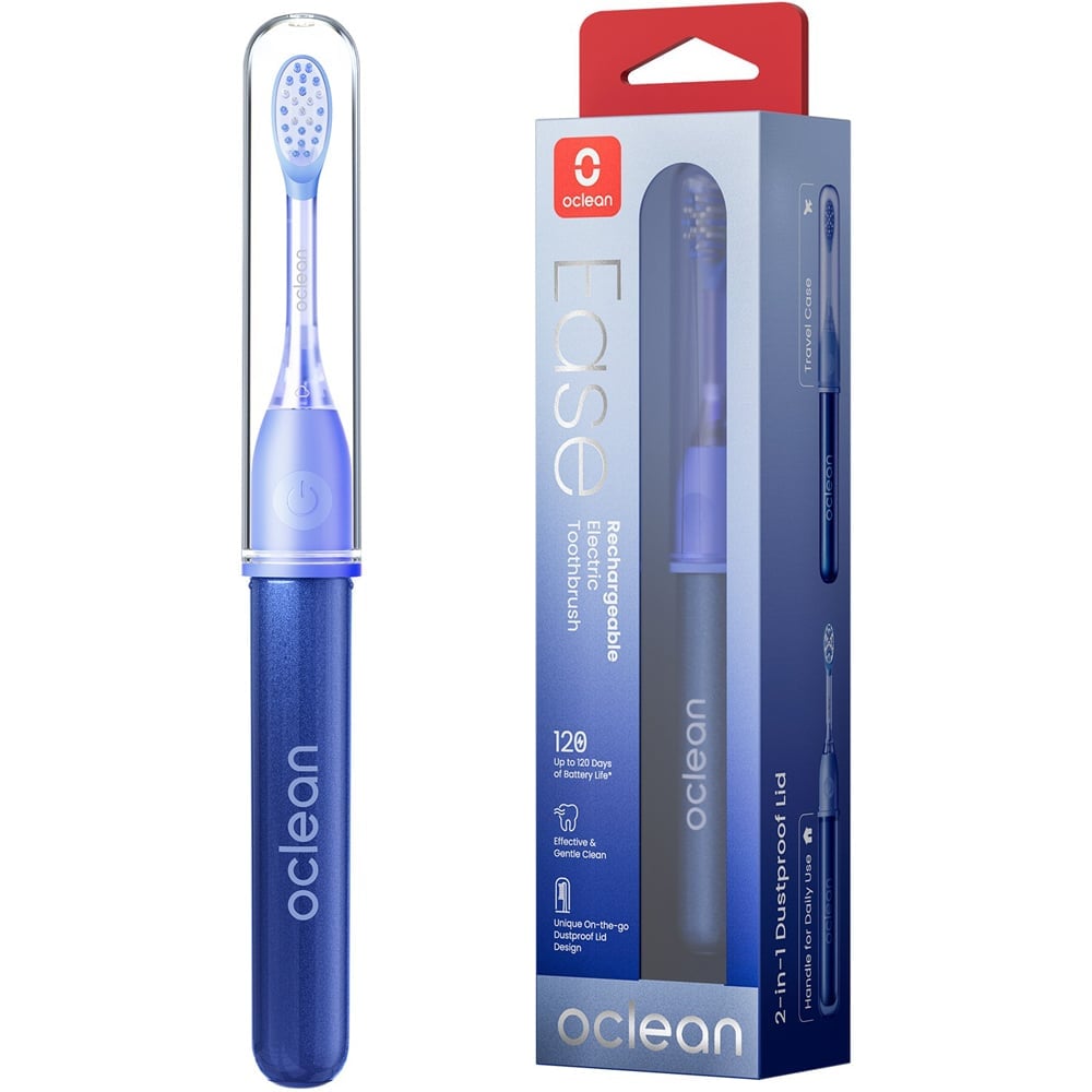 Oclean Ease Orange and Blue Rechargeable Electric Toothbrush Bundle Pack Image 3