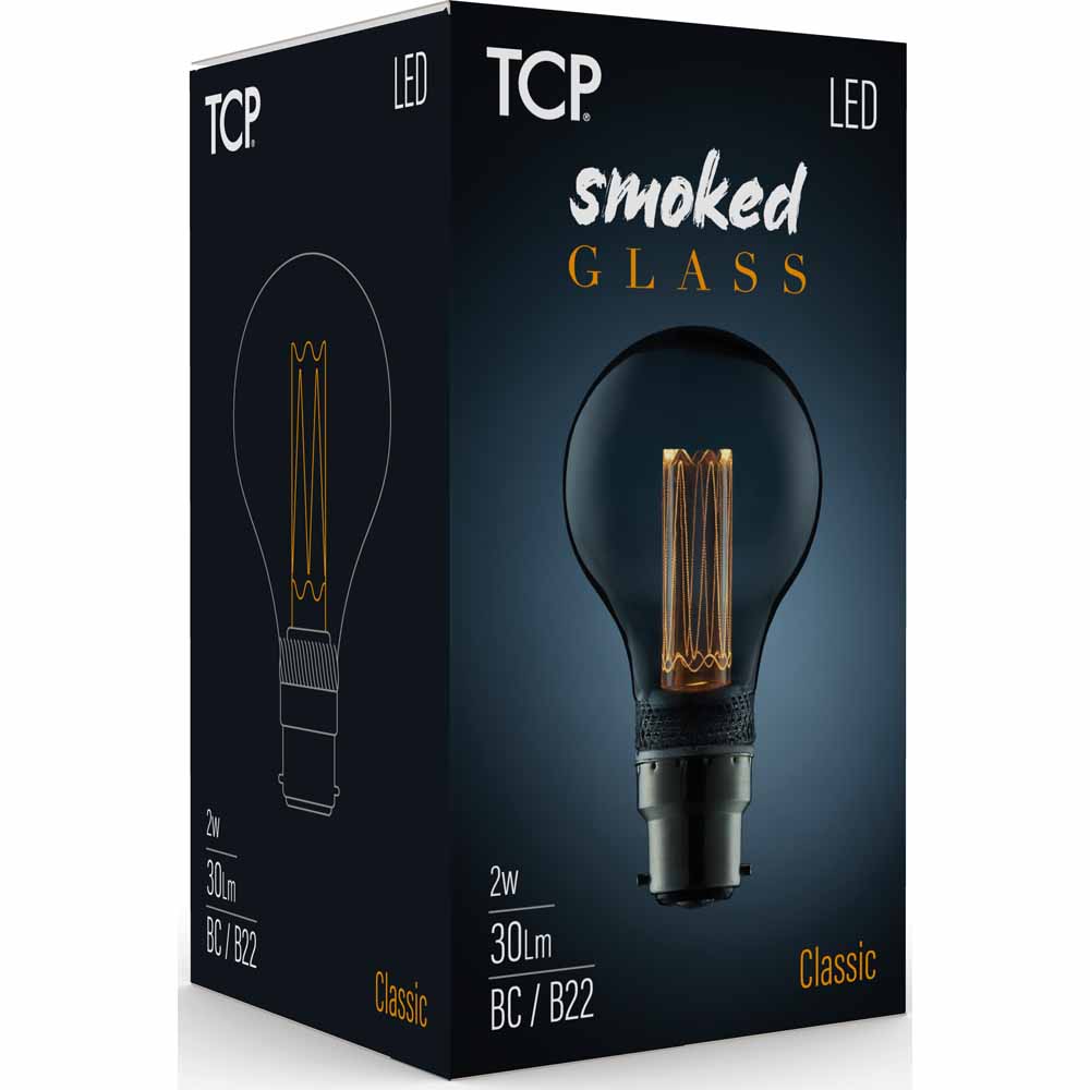 TCP 1 pack BC LED 9W Vintage Classic Light Bulb Image 2