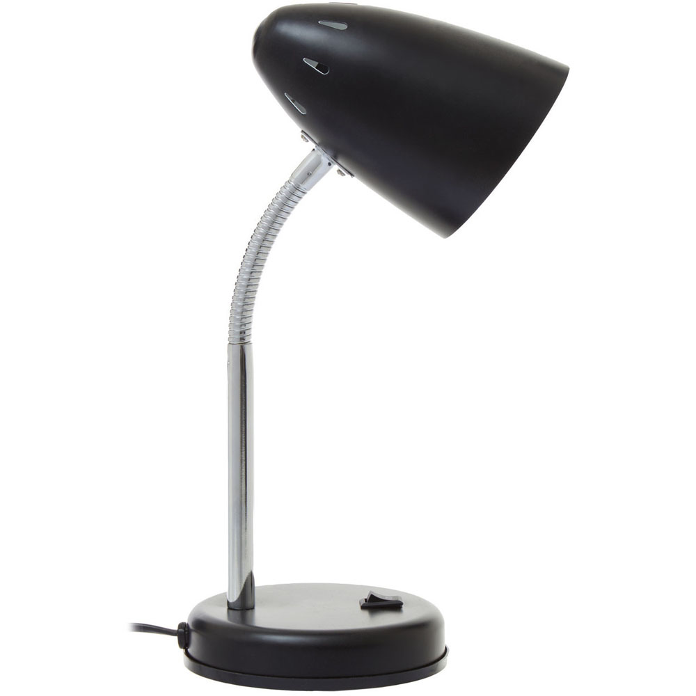 Premier Housewares Flexi Matte Black Desk Lamp Image 3