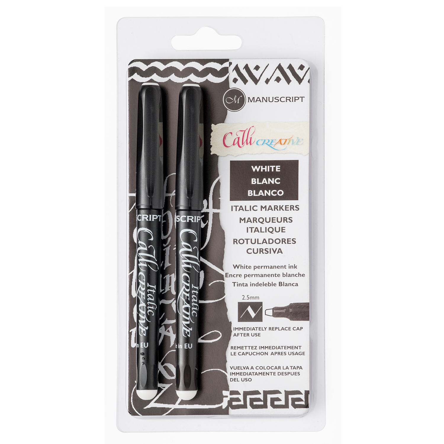Pack of 2 White Markers Image