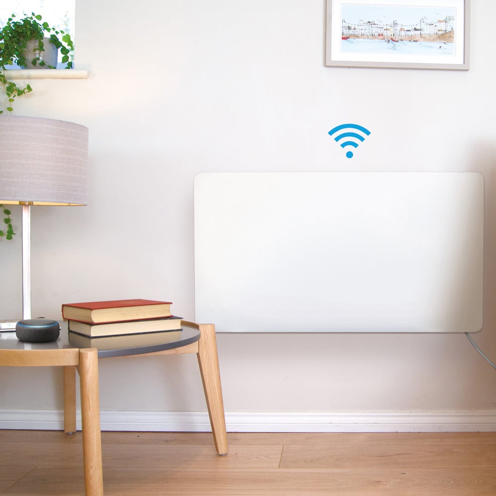 Igenix White Wi-Fi Enabled Glass Panel Heater 2000W Image 2