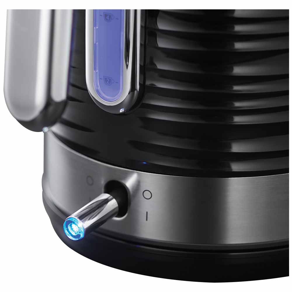 Russel Hobbs Black Inspire Kettle 1.7L Wilko
