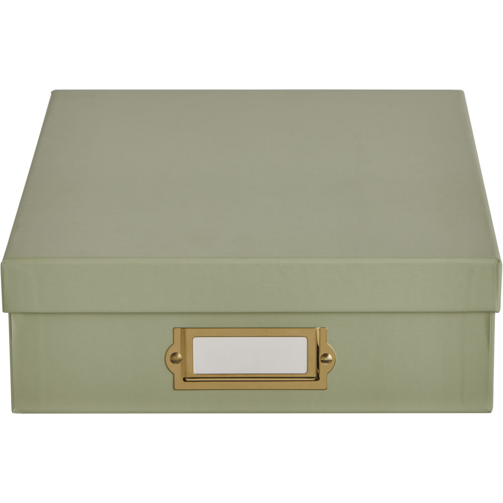 Wilko A4 Size Green Storage Box Image 3