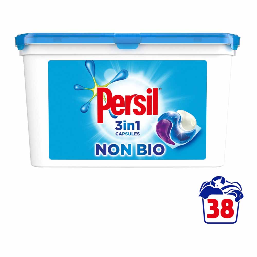 Persil 3in1 Non Bio Capsules 38 Wash Image 1