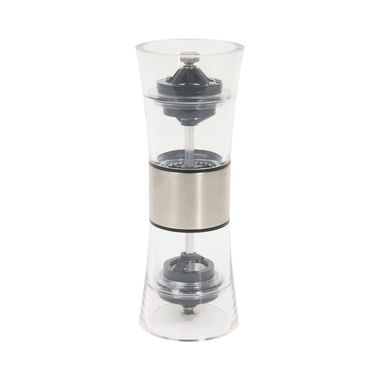 2 in 1 Salt and Pepper Mill Clear Image 2