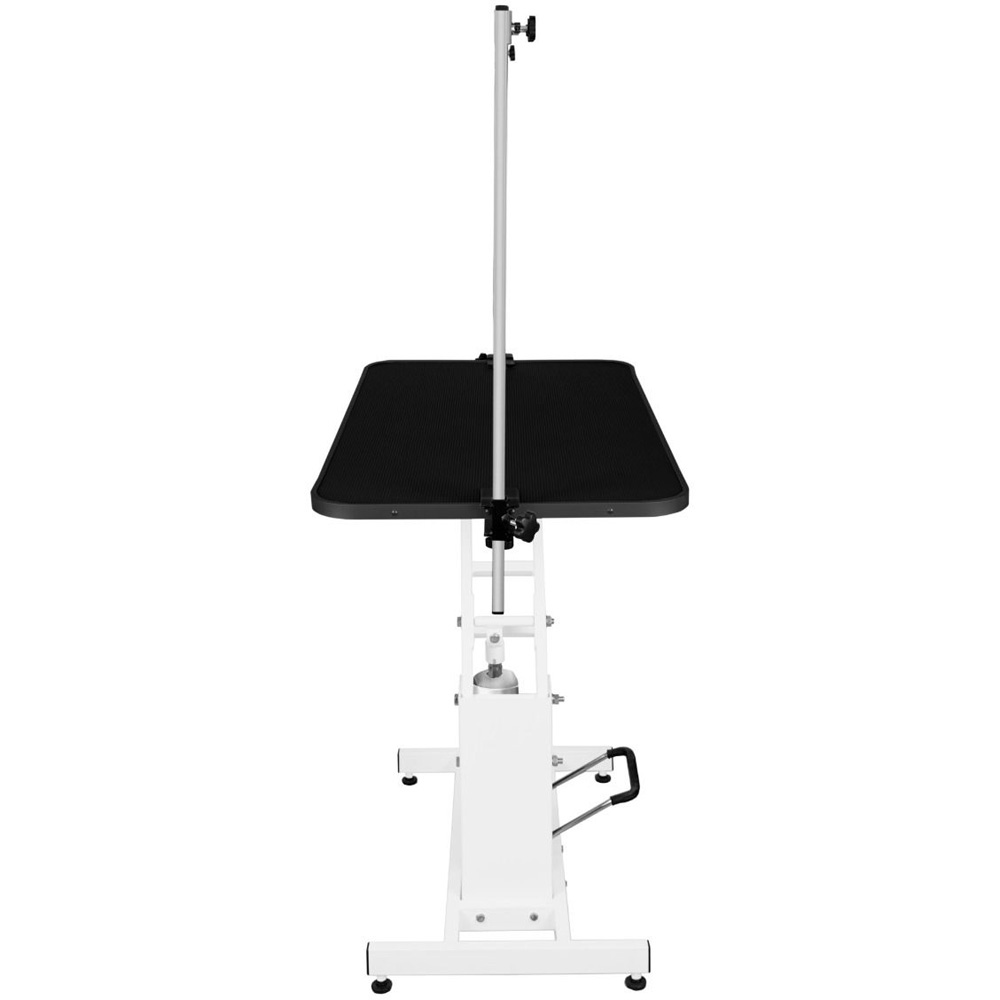 Petnamic Hydraulic White and Black Top Dog Grooming Table Image 3