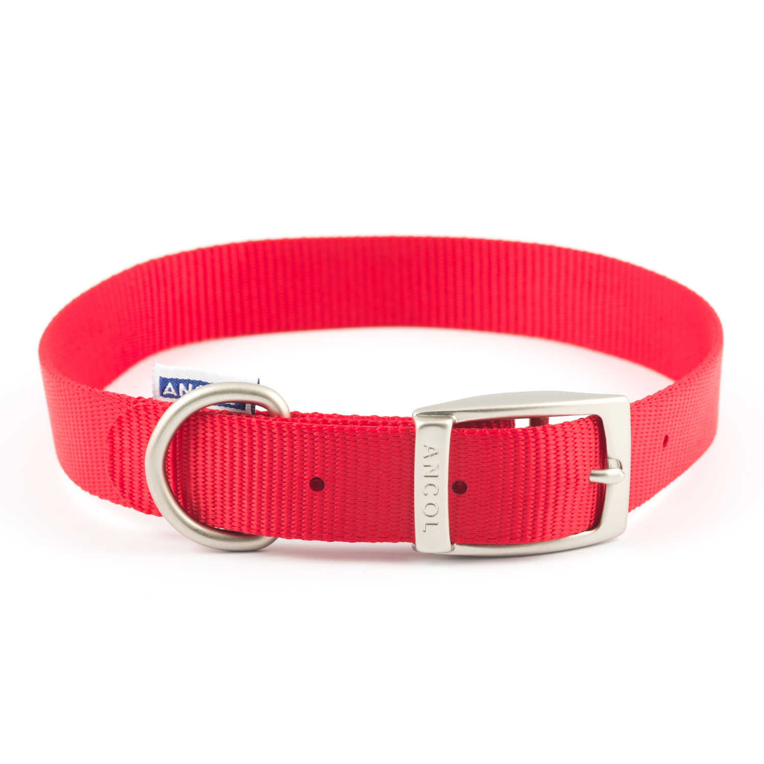 Nylon Dog Collar - Red / 40cm Image