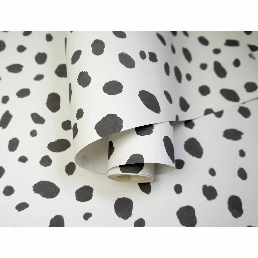 Holden Decor Dalmatian Black and White Wallpaper Image 2