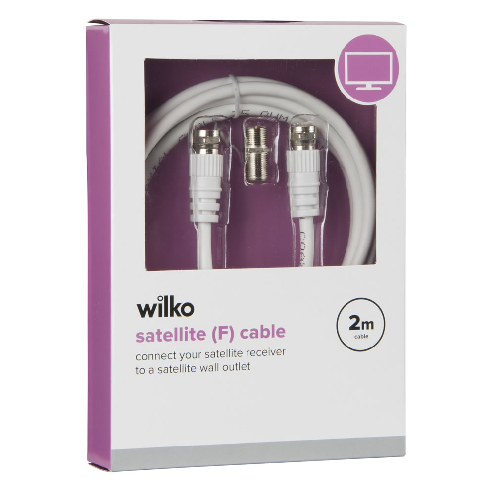 Wilko 2m Satellite F Cable Image 2