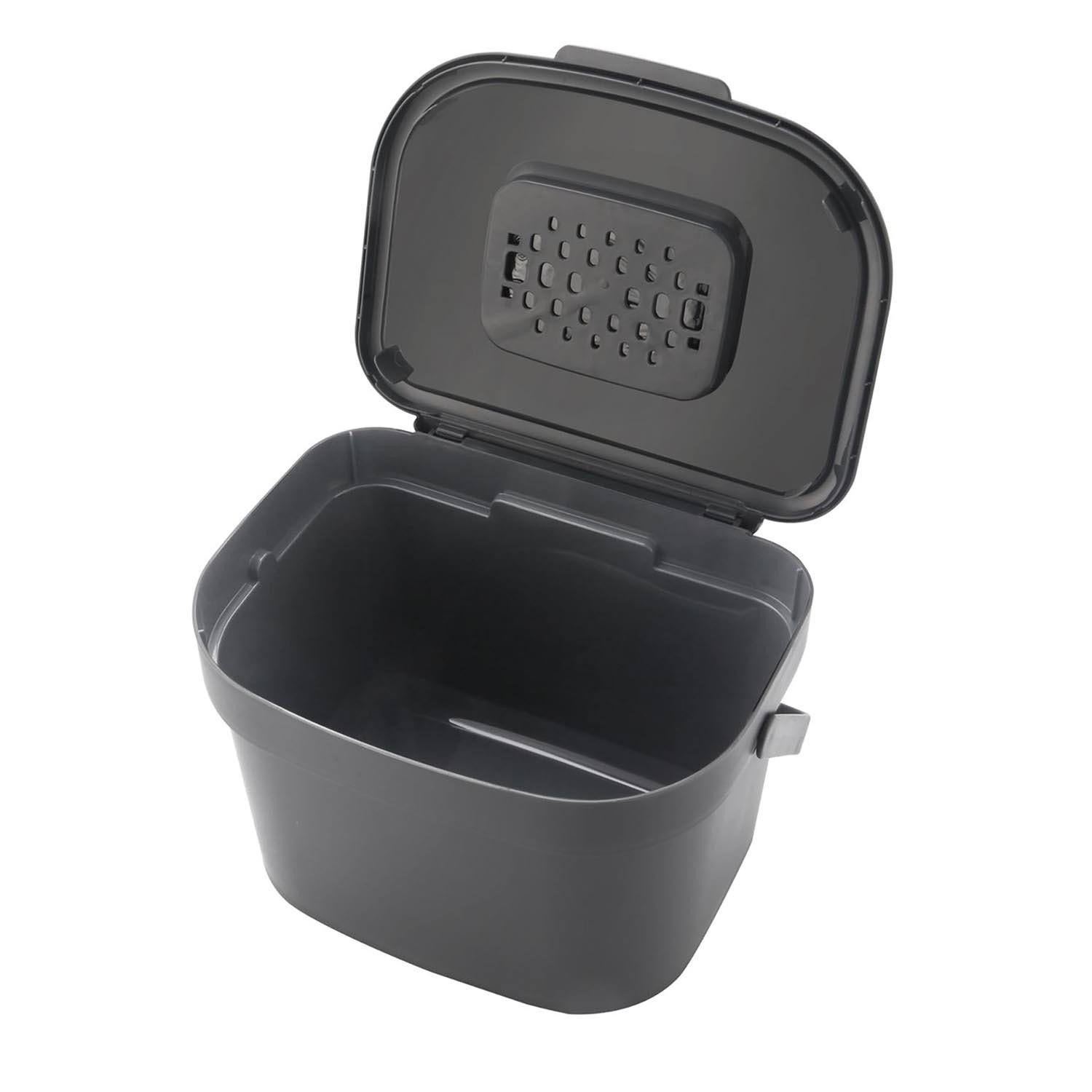 Black Compost Caddy 6L Image 3