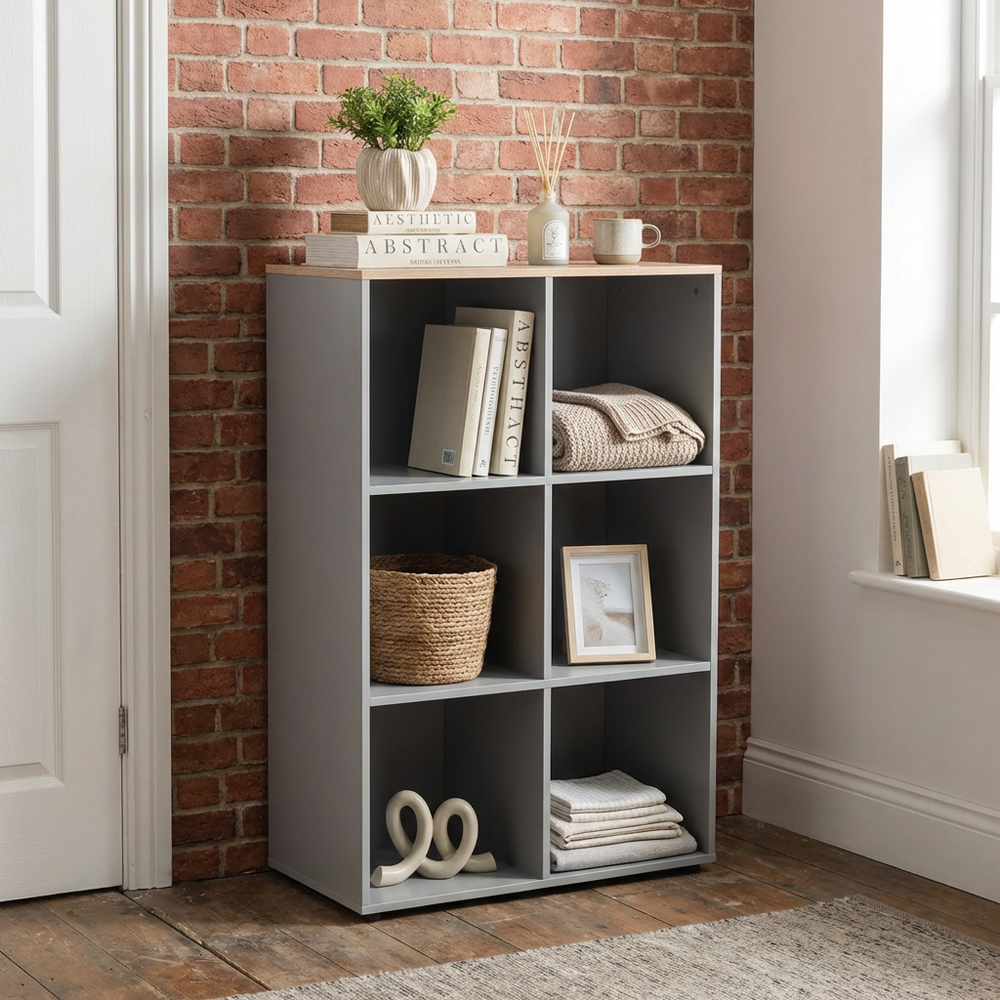 Cuba Sonoma Oak Storage Unit Grey 6 Image 5