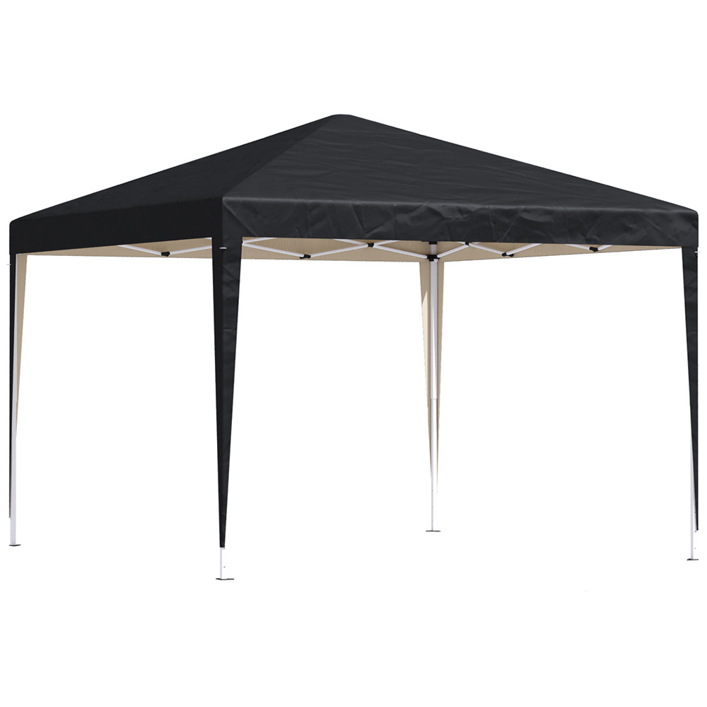 Outsunny 3 x 3m Black Marquee Pop-Up Gazebo Image 2
