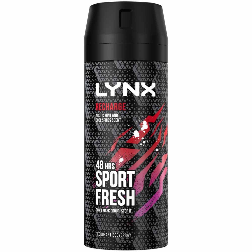 Lynx Recharge Body Spray Case of 6 x 150ml Image 2